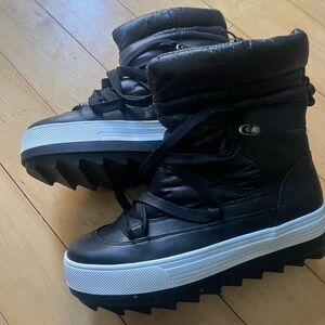 Noize Black Winter & Rain Boots size 7
